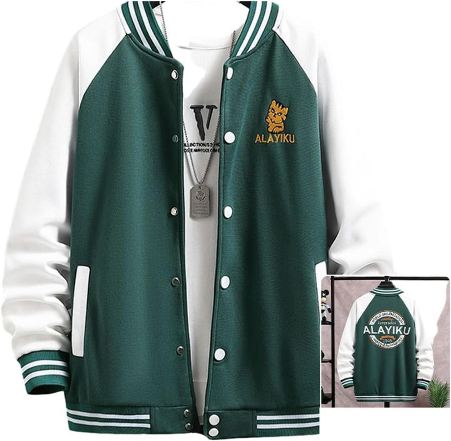 スタジアムジャンパー メンズ ジャケット カジュアル スタジャン バイカラー お洒落 ジャンパー ブルゾンジャケット 薄手 防風 オシャレ 大きいサイズ 野球服 アウター ストリート ハイキング