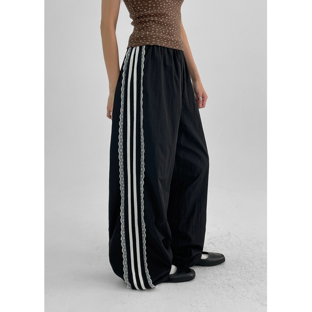 ブラックアップ [秋新品] ポピンレースラインツーウェイトラックパンツ 6,001円