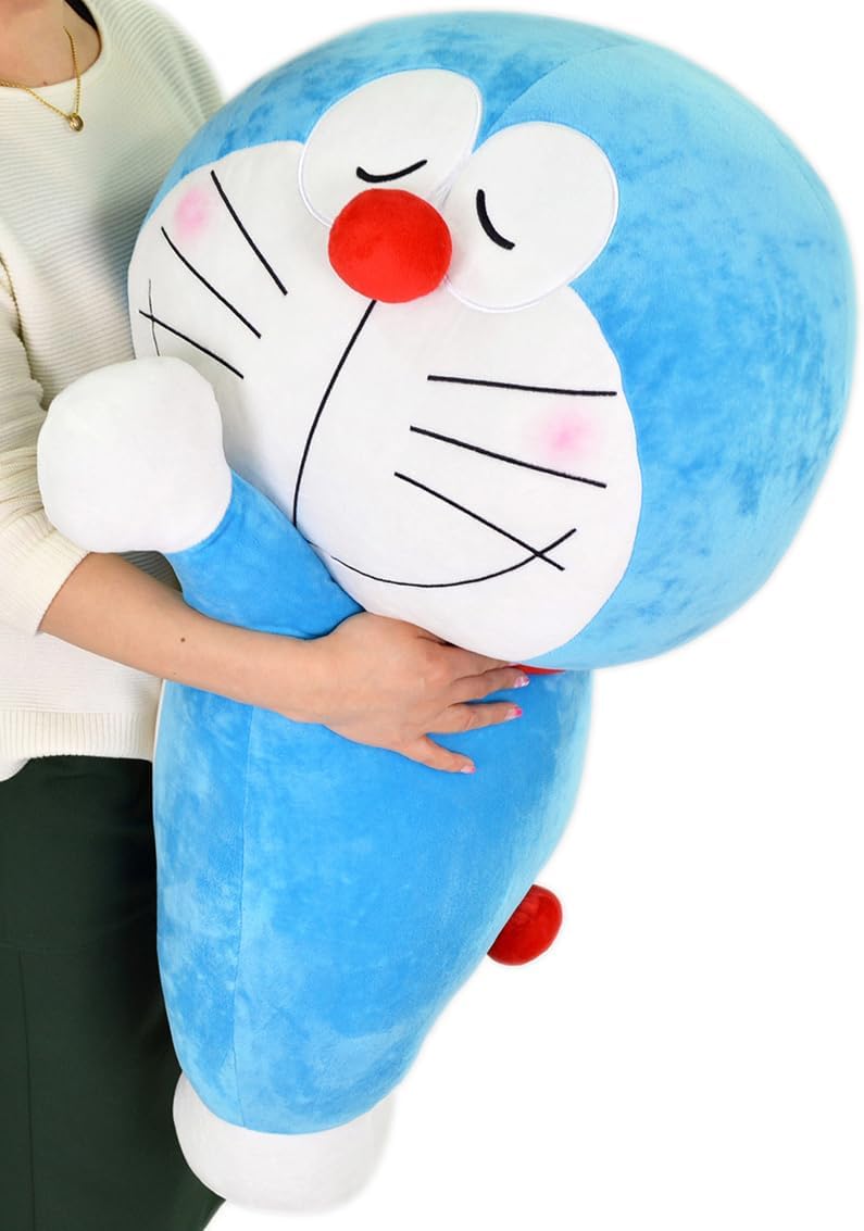 MORIPiLO ドラえもん 抱き枕 すやすや添い寝枕 (特大) 約90cm 肌にやさしいマイクロ生地 グッズ ぬいぐるみ 大きい ブルー キャラクター まくらのモリシタ