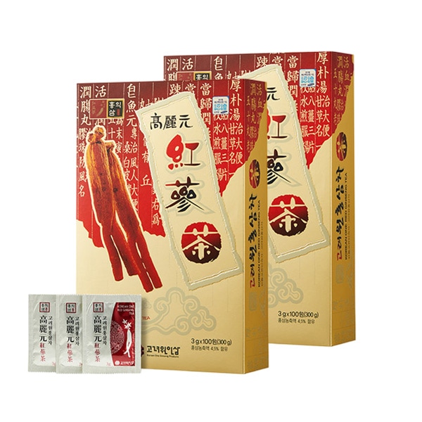 [高麗園] 高麗 紅参茶 100 + 100 計2箱 200包
