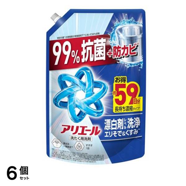 ジェル 超抗菌プレミアム 詰め替え用 ウルトラジャンボ 1400g (約59日分) 6個セット