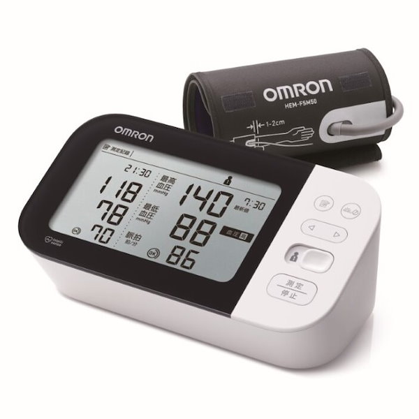 Qoo10] オムロン 上腕式血圧計 プレミアム19シリーズ H