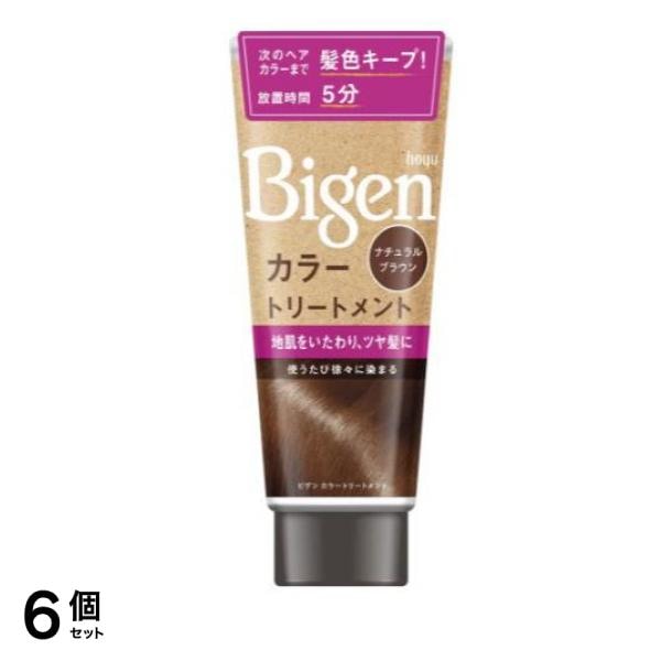 カラートリートメント ナチュラルブラウン 180g 6個セット