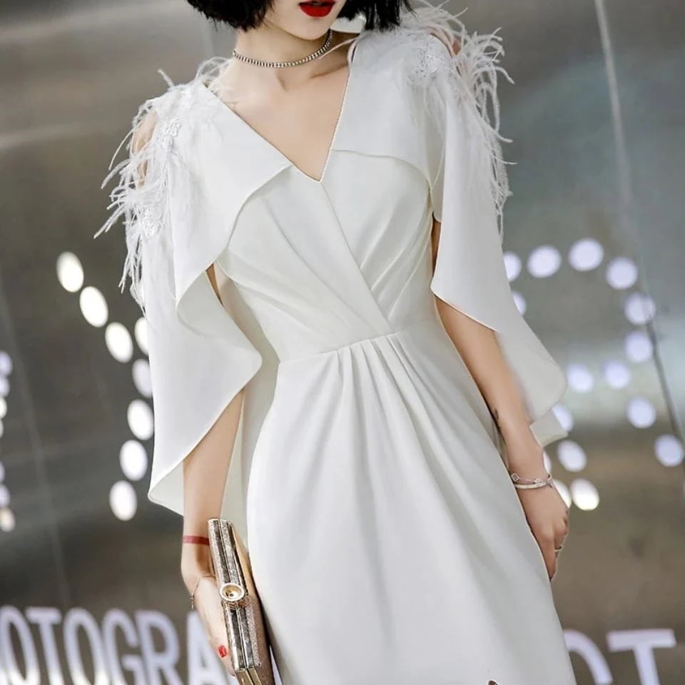 Hot!!!上品 演奏会 ワンピース 成人式 発表会 パーティードレス 卒業式 OL正式な場合礼装 結婚式 韓国ファッション