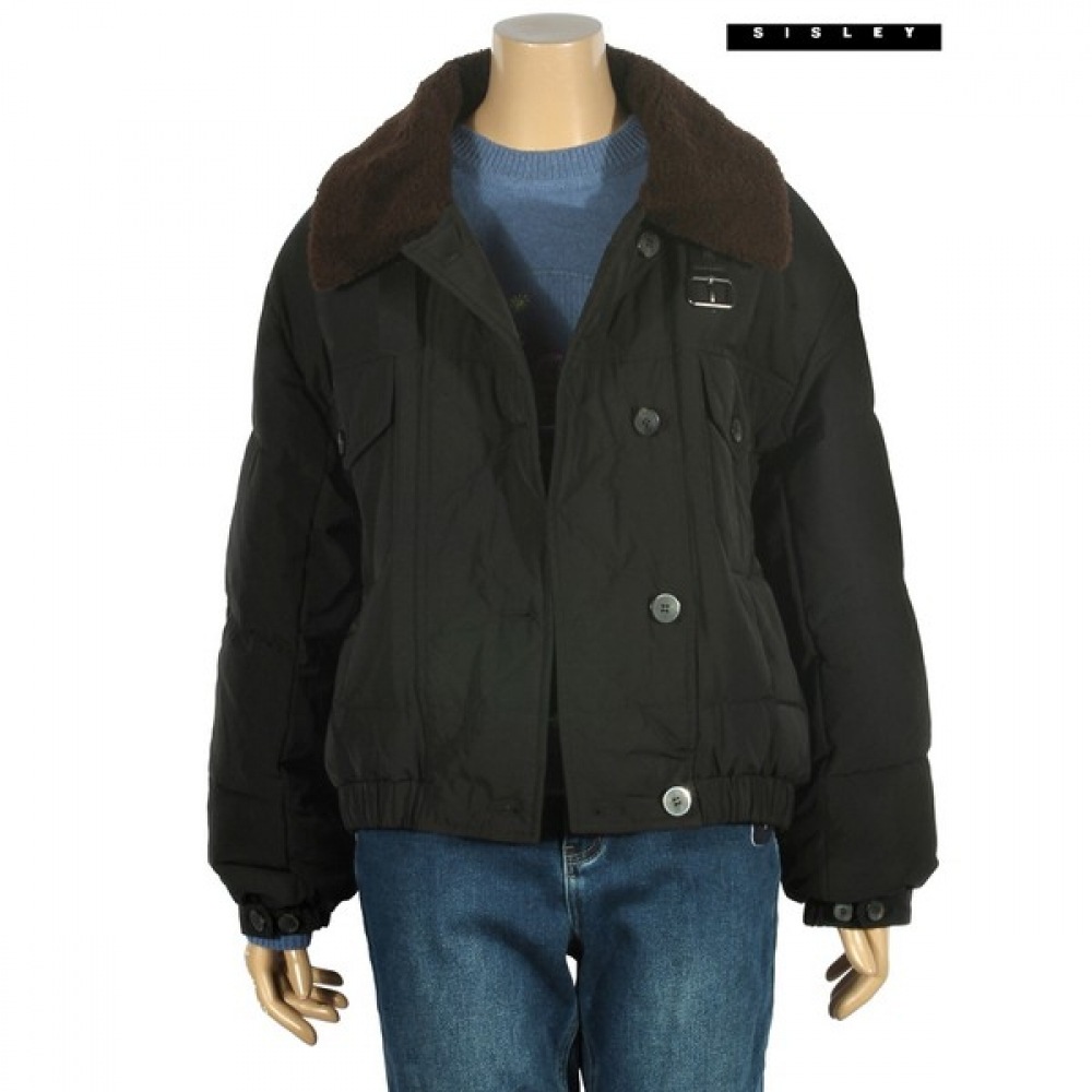 (シスレー) シスレーブークルカラグースショートパディング SAPDC9461_BK