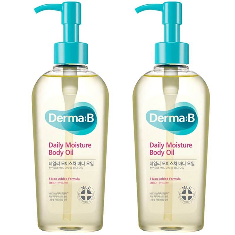 ダーマビー デイリーモイスチャーボディオイル フレッシュピーチの香り 200ml 2個