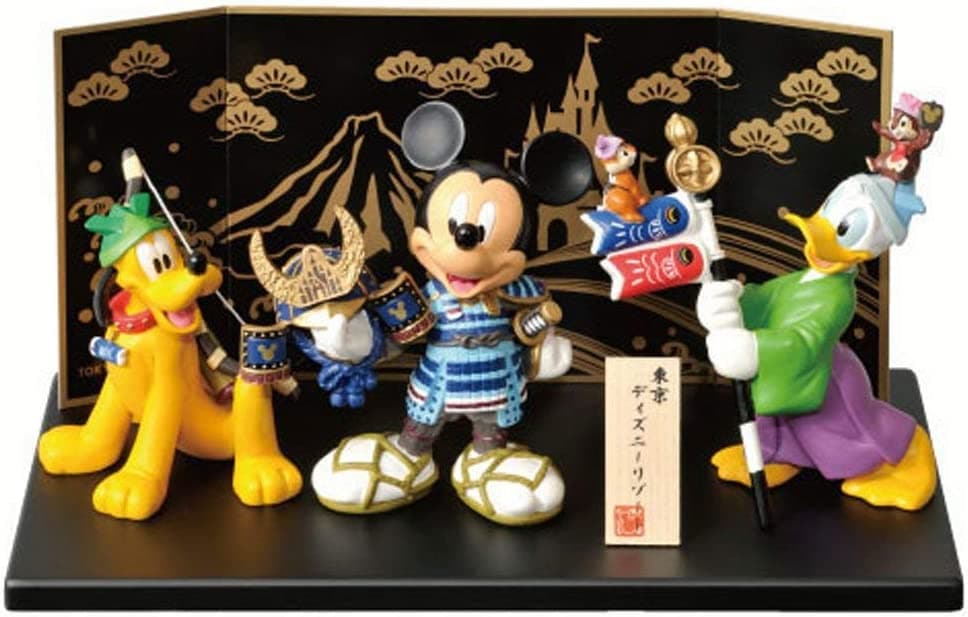 リゾート限定 ミッキープルートドナルドダックの五月人形