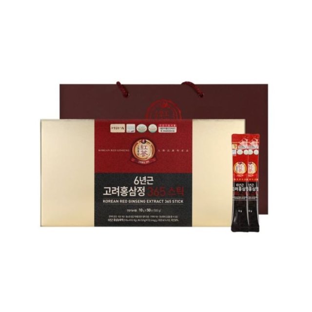 大同高麗人参 ジョンウォンサム 6年根 高麗紅参精 365スティック 10g x 50個入り
