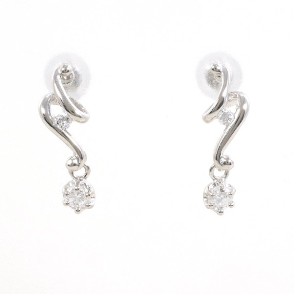 PT ピアス ダイヤ 0.1×2 0.01×2 総重量約1.3g ジュエリー 中古 21,194円