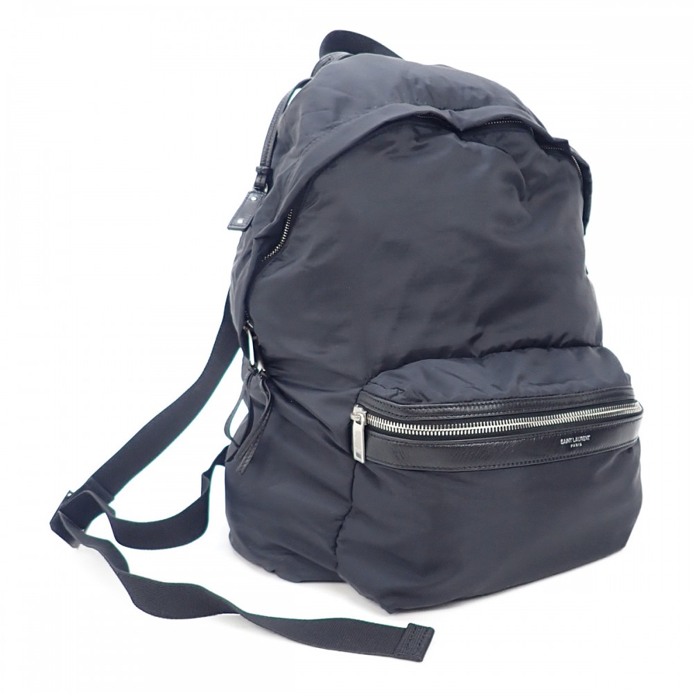 【ABランク】 フォルダブル シティ 534974 9RP1E 1000 リュック・デイパック ナイロン ブラック シルバー金具 メンズ【ISEYA】