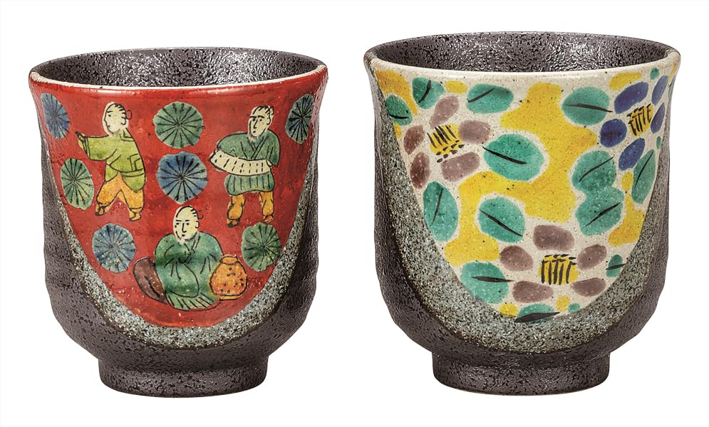 ナカマル『九谷焼』組湯呑木米/吉田屋 K9-750