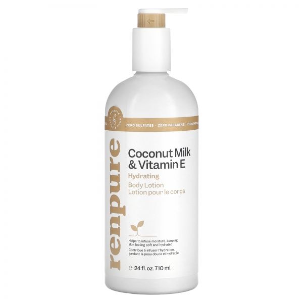, Hydrating Body Lotion, Coconut Milk & Vitamin E, 24 fl oz 710 ml
