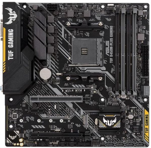ASUS TUF B450M-PLUS GAMING AMD Socket B450 AM4 MicroATX Motherboard