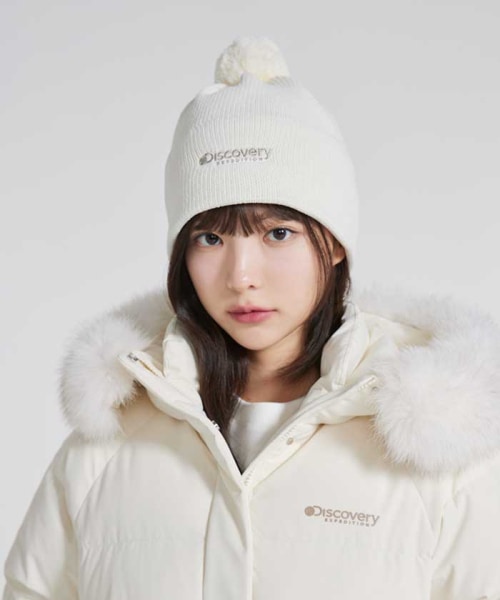 Discovery EXPEDITION Soft embroidered beanie IVORY DXBN4 2 8,068円