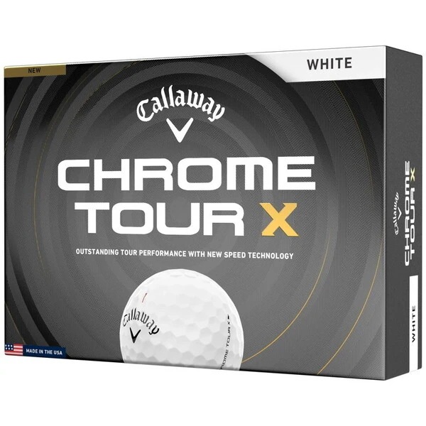 日本正規品 CHROME TOUR X (クロムツアーエックス) ボール 2026年モデル ホワイト ダース