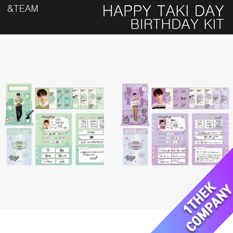 （BIRTHDAY KIT）&TEAM HAPPY DAY ( HARUA / TAKI )