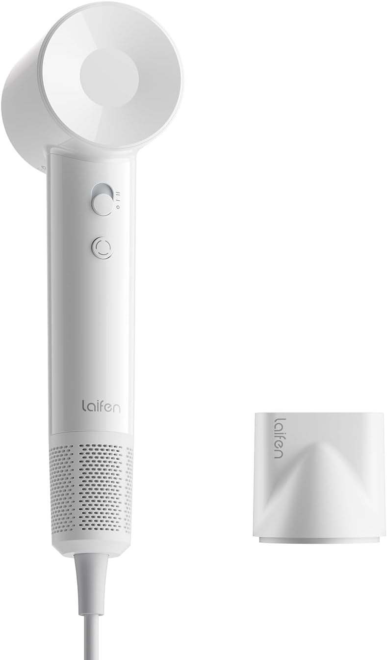 Laifen ライフェン SE Lite ヘアドライヤー 速乾 大風量高濃度1.5億マイナスイオン 8モード 過熱防止 軽量 コンパクト 持ち運び便利 マグネット式ノズル付き 10万RPM超高速回転