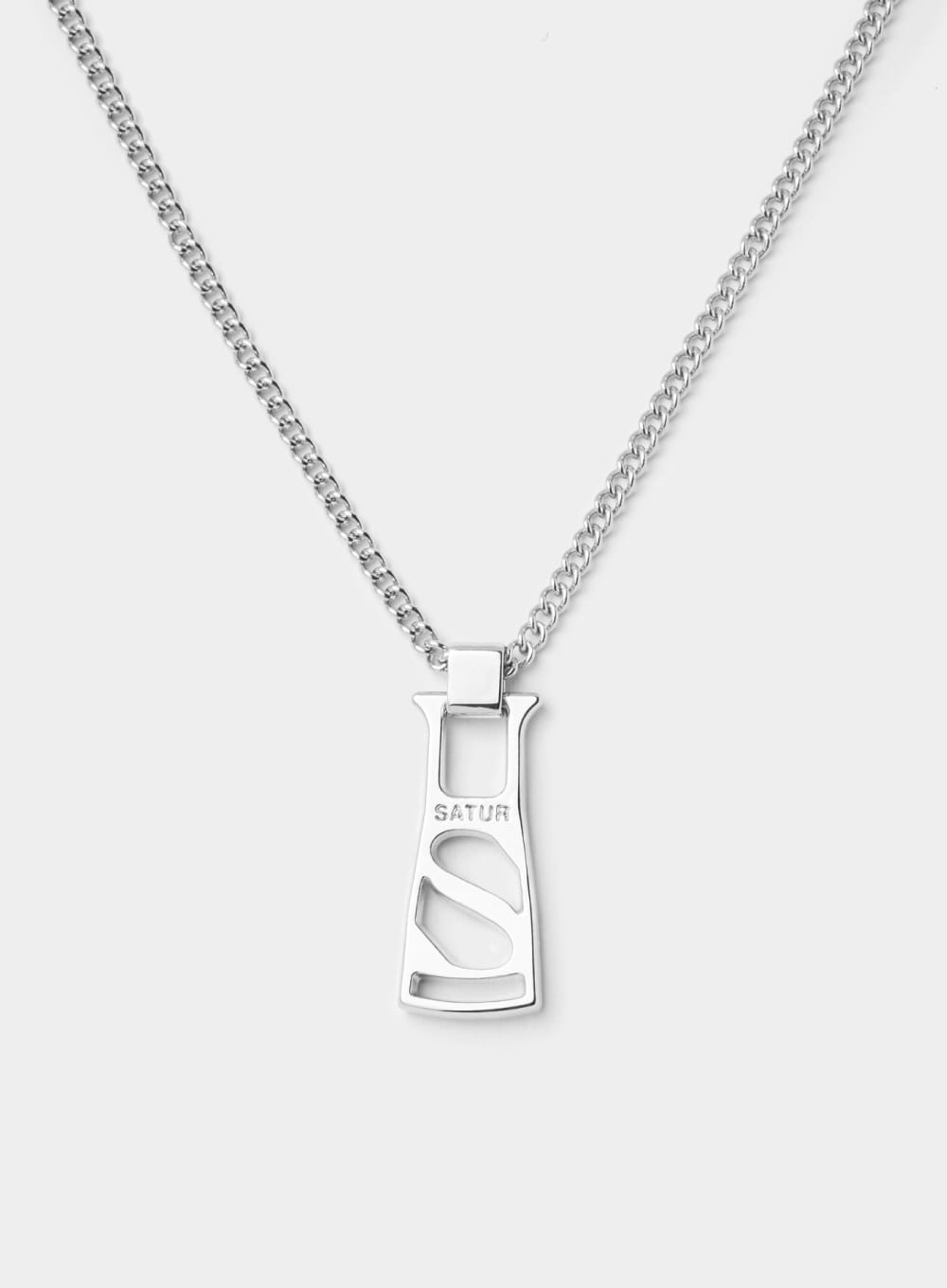 【SATUR】 SATUR ZIPPER PULLER PENDANT NECKLACE