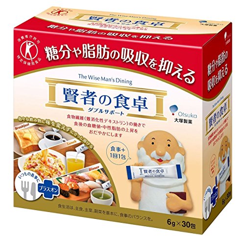 6箱セット　トクホ　賢者の食卓 ダブルサポート 6g×30包　大塚製薬