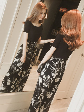 ツーピーススーツ セットアップ トップス ボトムス パンツ Tシャツ ロング 袖あり 半袖 ボートネック 襟なし 2way サマーニット 上下セット 2点セット お得 大人可愛い きれいめ おしゃれ