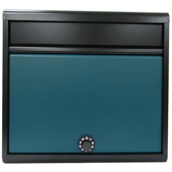 FH-614D(MBGR) 薄型スチールポスト マットブラック/グリーン メーカー直送