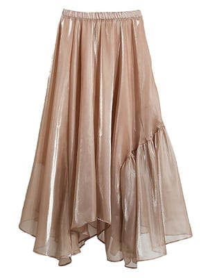 ボトムス ボトム おすすめ おしゃれ お洒落 激安 安い プチプラ スカート ロング スカート フレア スカート ハイ ウエスト ミモレ 丈 マキシ丈 アンクル丈 フリル シースルー lbo