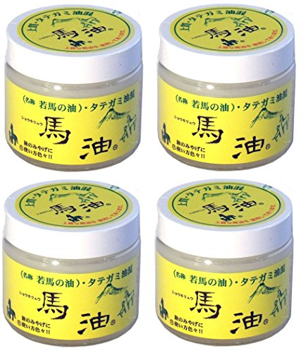 金石衛材 ショウキリュウ 馬油(若馬の油) 80ml4セット