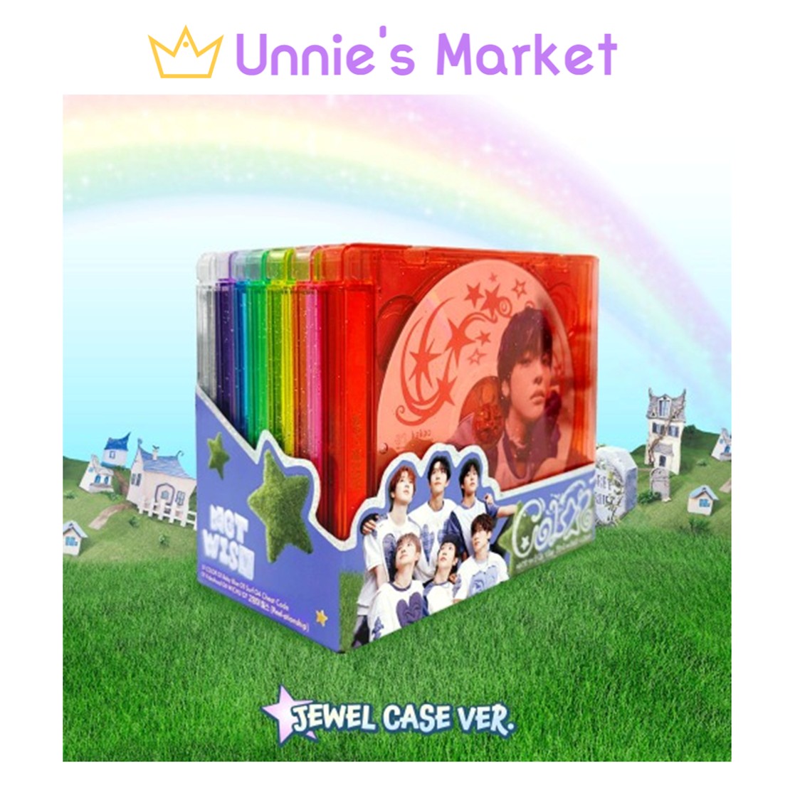 [SET] NCT WISH [COLOR] Jewel Case Ver. 3rd Mini Album + Free Photocard(fan-made) 1EA
