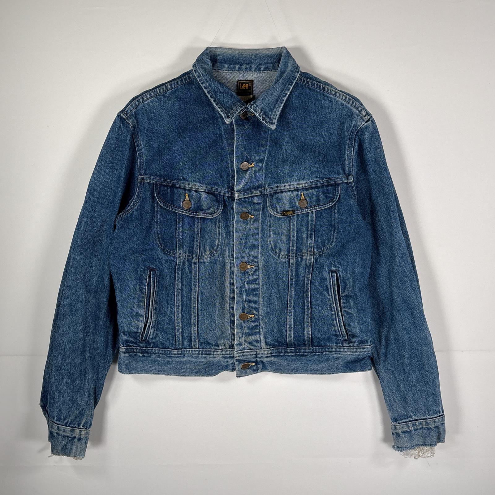 古着 80s/80年代 ヴィンテージ USA製 デニム デニムジャケット Gジャン ブルーデニム 46L ブルー系 メンズ