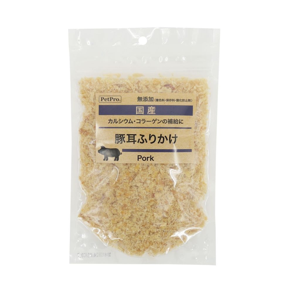 （まとめ買い）国産おやつ 豚耳ふりかけ 85g 犬用おやつ [x7]