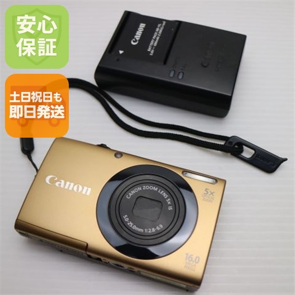 新品同様 PowerShot A3400 IS ゴールド デジカメ Canon 147