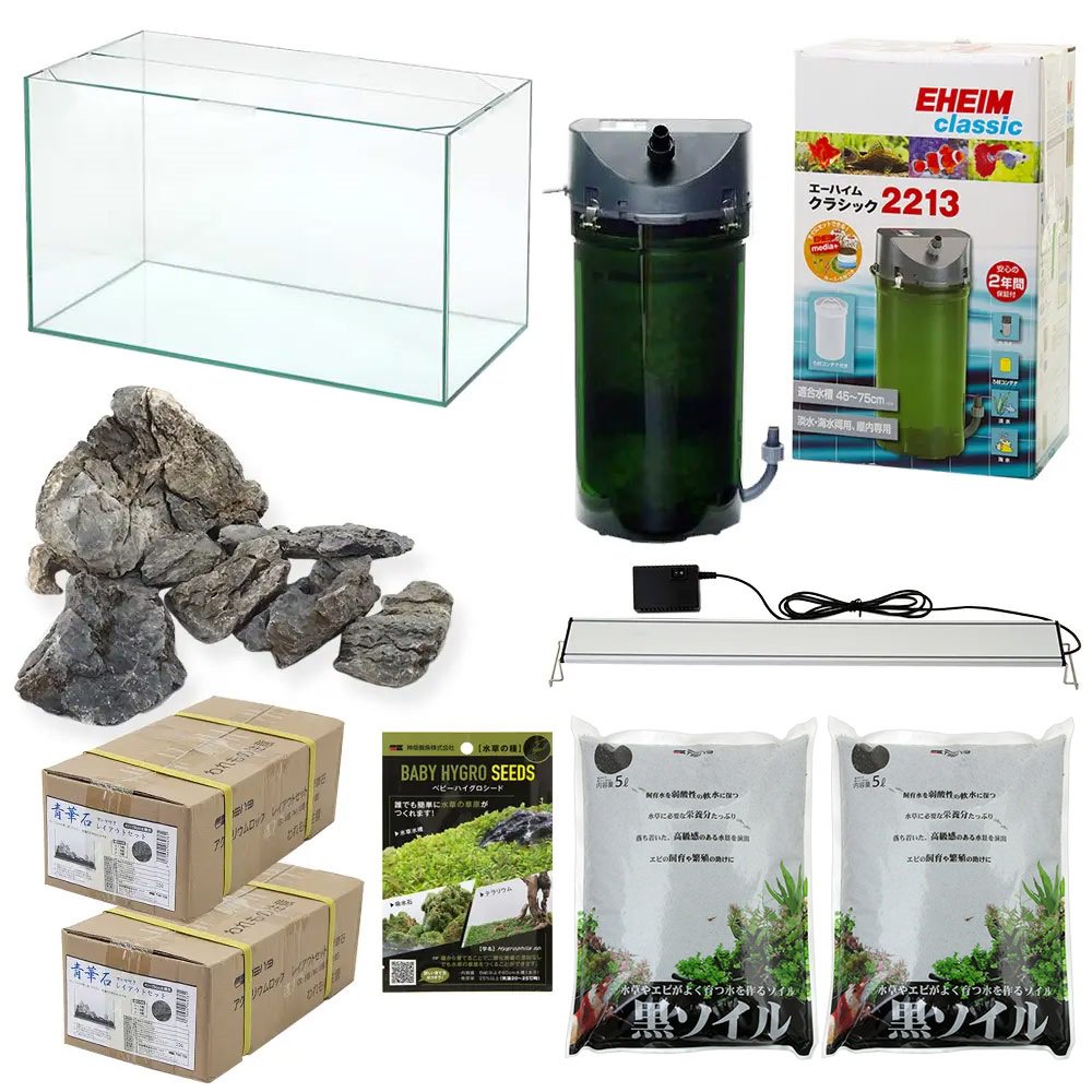 ６０ｃｍ水槽　お手軽草原レイアウトセット　ＣＲＣ10―11―03―30―40