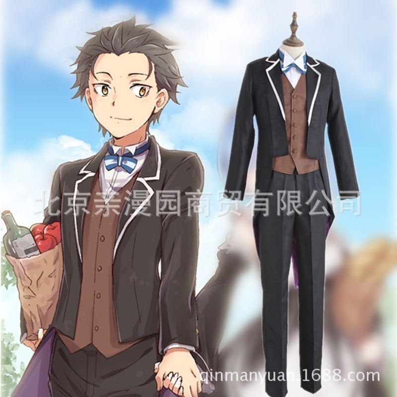 アニメ Re:ゼロから始める異世界生活 ナツキスバル 衣装 タキシード マンガ展 コスプレ服卸売
