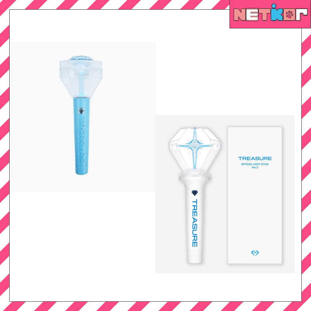 【公式特典付き】 TREASURE OFFICIAL LIGHT STICK Ver.1 / Ver.2 公式ペンライト FANLIGHT トレジャー