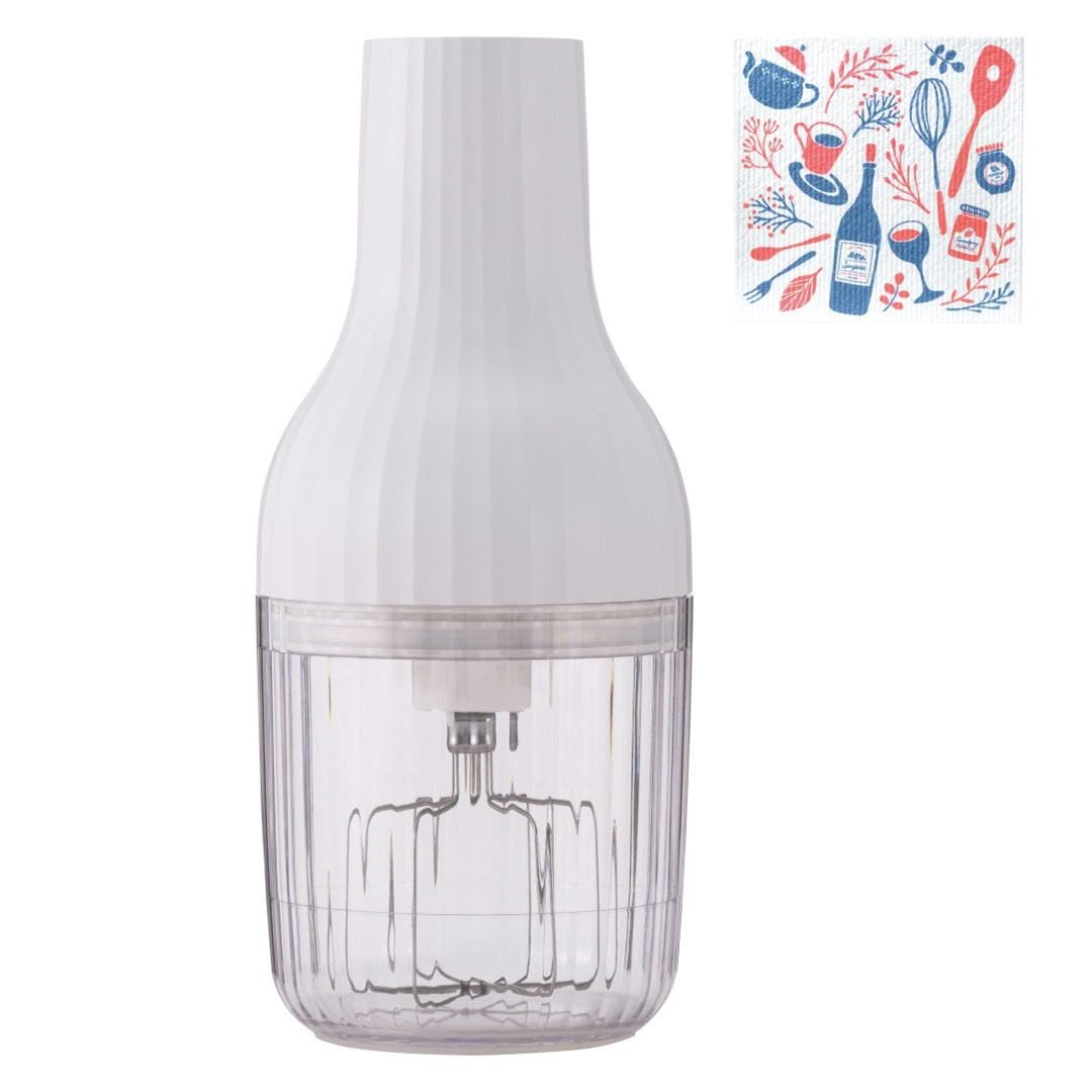 貝印 kai 自動生クリームホイッパー 生クリッチ ナマクリッチ namacrich DK5150 キッチンクロス付き 充電式 USB-C 生クリームメーカー