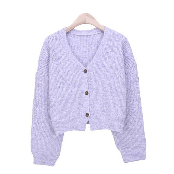 カーディガン SBLT089 5COLOR 女性 パステルカラー ニットカーディガン