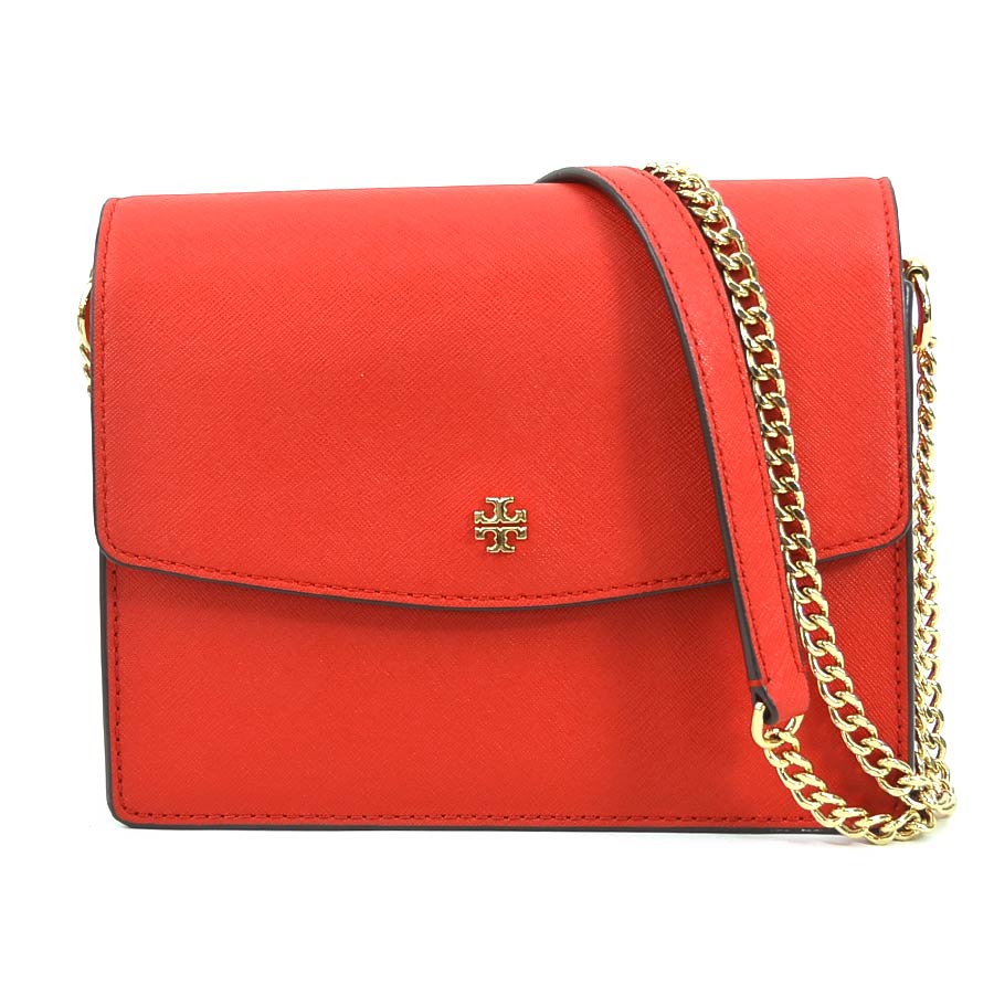 トリーバーチ Tory Burch ショルダーバッグ レザー レッド レディース h30395i