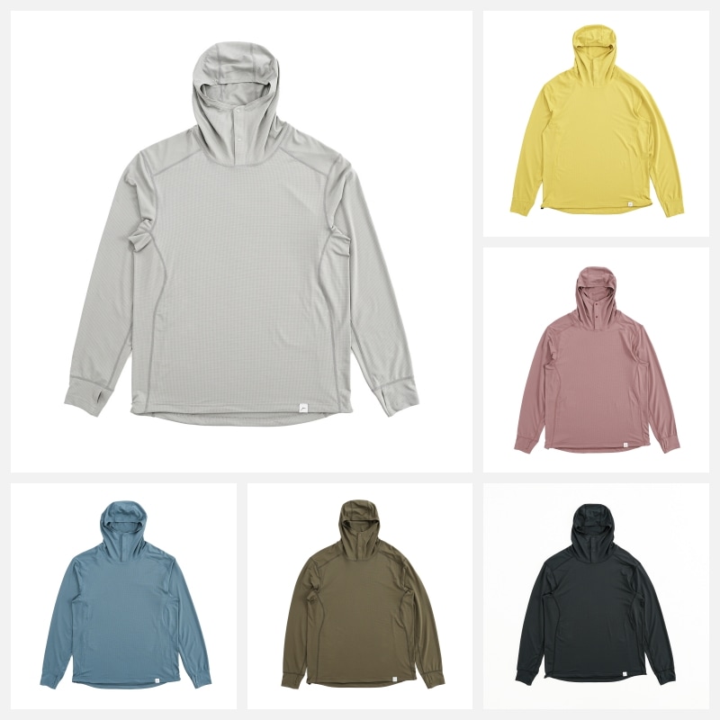 【CAYL】 26SS SNAP AIR HOODY : 6COLORS