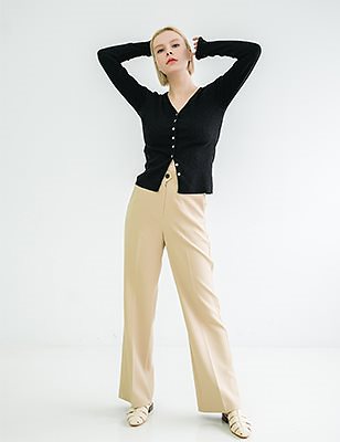Semi-wide Butter Slacks