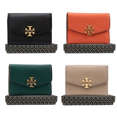 Kira まとめ商品 Qoo10] TORY BURCH KIRA レディース三つ折り財布革折畳み