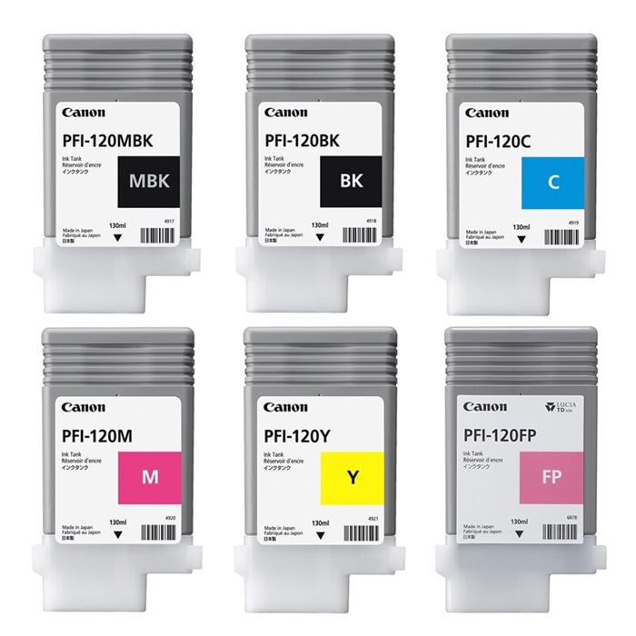 純正 インクタンク 130ml 6色セット MBK/BK/C/M/Y/FP PFI-120-6SET