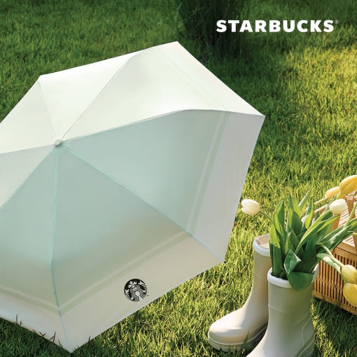 デイリー3段晴雨兼用傘_クリームベージュ アップルミント