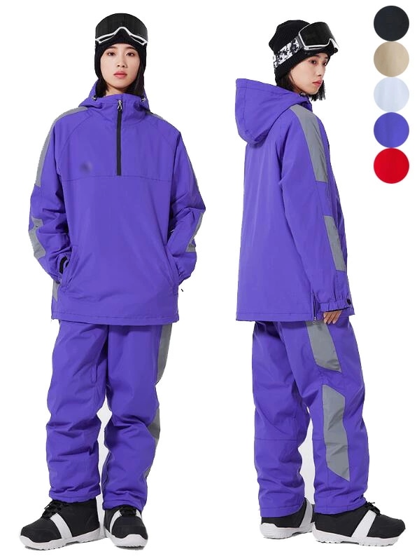 新品セールボードウェア レディース スノーボード スキー 韓国風 お揃い 防寒 大きいサイズ スキーウェア スノボーウェア 可愛い 男女兼用 スノボ ウェア 暖かい 上下セット ジャケット パンツ ペ