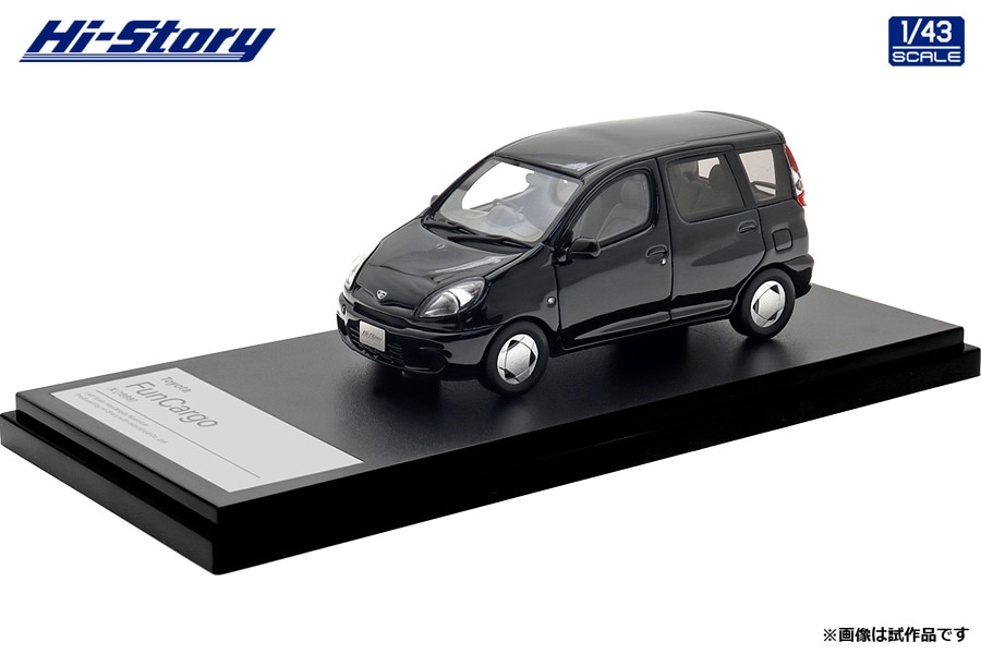 ハイストーリー 1/43 Toyota FunCargo X (1999) ブラックマイカ【HS527BK】 ミニカー HS527BK トヨタ ファンカーゴX 1999 ブラック