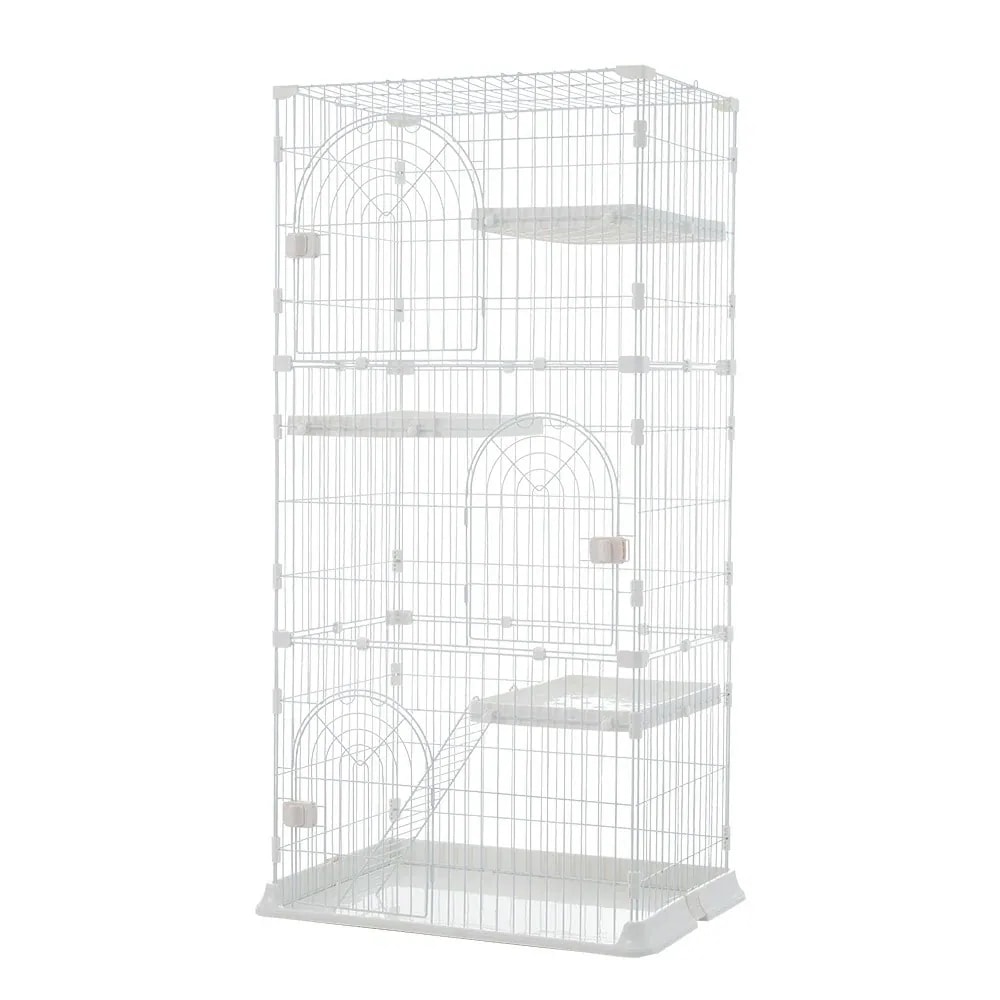 おしゃれ 猫 ケージ キャットケージ 3段 猫ゲージ おしゃれ キャットハウス ネコ ハウス 多段 12,767円