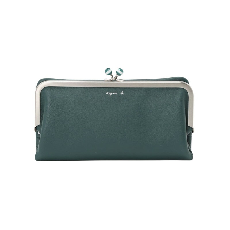 財布 レディース レザー がま口 ロングウォレット 