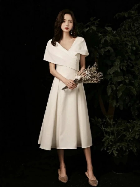 新製品 ウェディングドレス wedding dress 結婚式ドレス 女の子ドレス スレンダーライン ファスナー オーダーメイド可能 前撮り 後撮り 披露宴 結婚式 演奏会 発表会 海外挙式ドレス