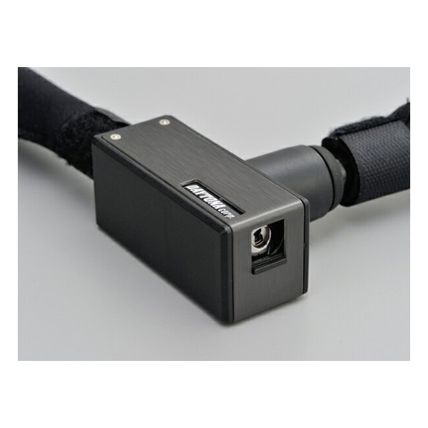 盗難防止ロック ストロンガースチールリンクロック1800ブラック D97663