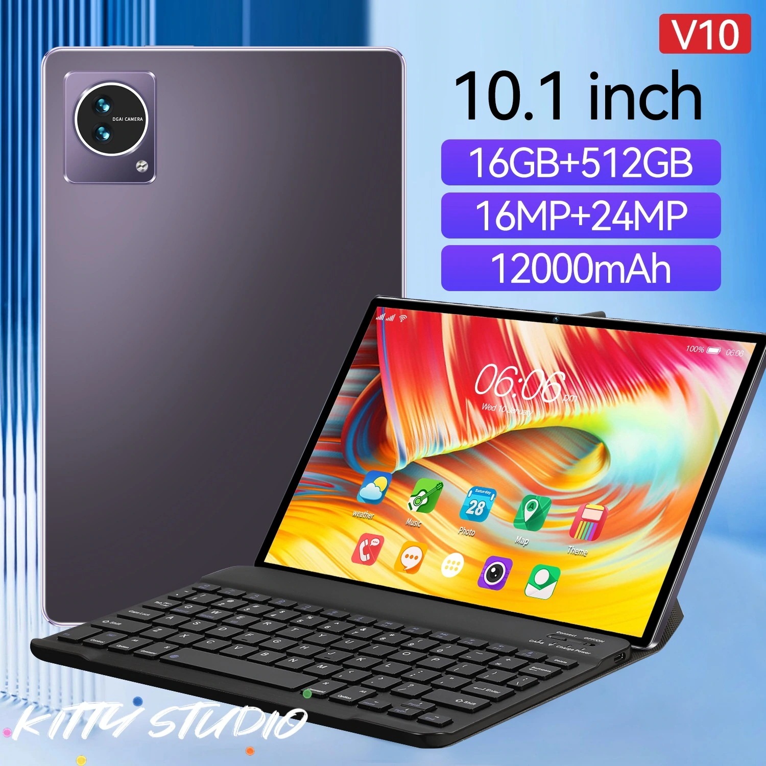 【10%限定クーポン】タブレット PC 本体 10インチ Android13 新品 Wi-Fiモデル 8GB+128GB 安い IPS液晶 軽量 人気2024 安い お歳暮 プレゼント