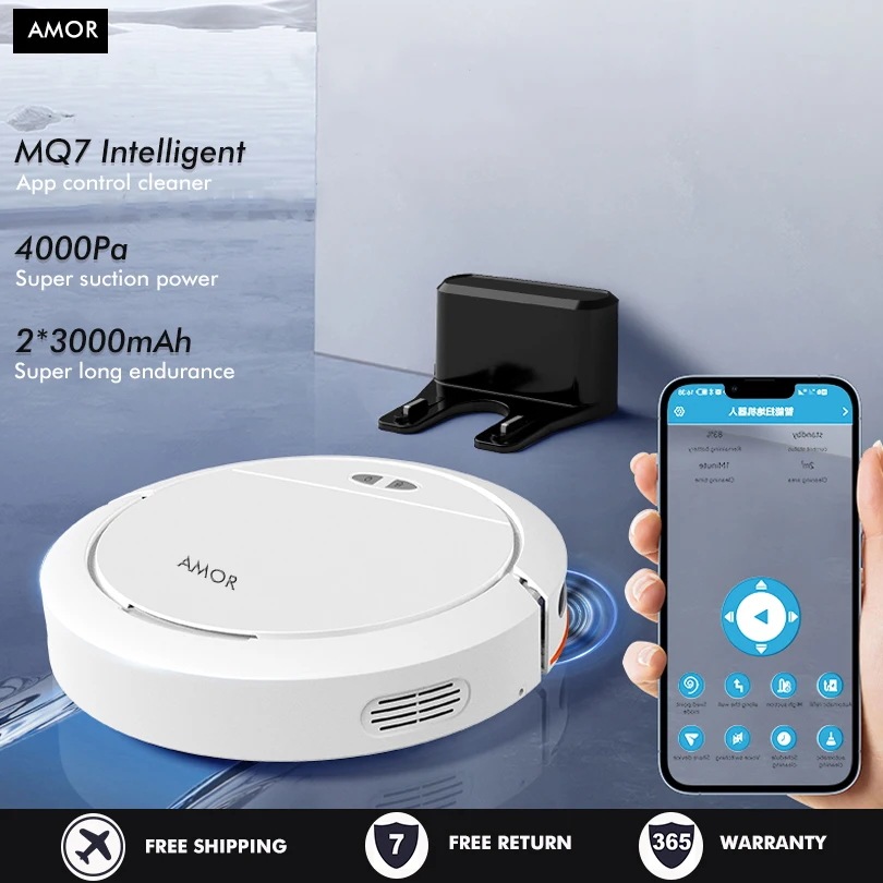 Z9ロボット掃除機4000 Paトリプルアプリケーション制御仮想壁リモコン掃除機ロボット自動充電掃除機 - AliExpress 6
